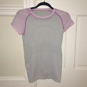 Lulu Lemon Swifty Tech Short Sleeve Shirt, size 6